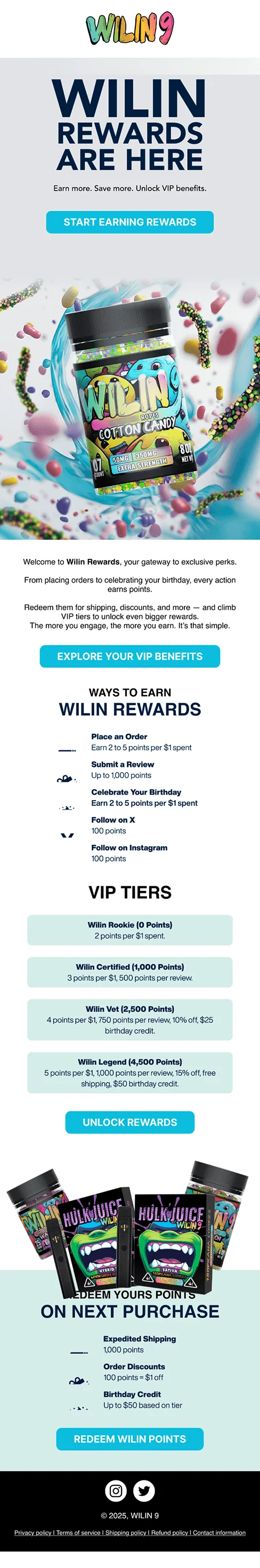 Wilin9 email design